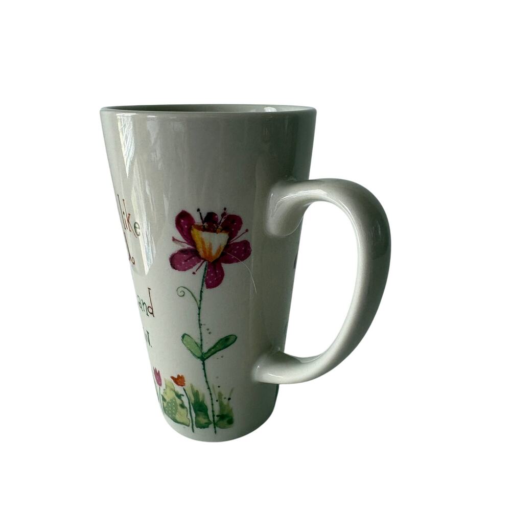 Natural Life Friends Like You Are Precious & Few Ceramic Mug Olika Floral 5.25” - Picture 4 of 7